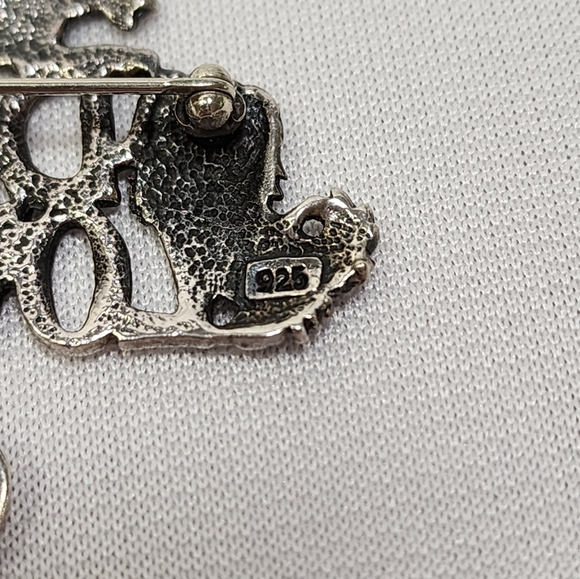 Sterling Silver Dog Lover Pin - Picture 6 of 10